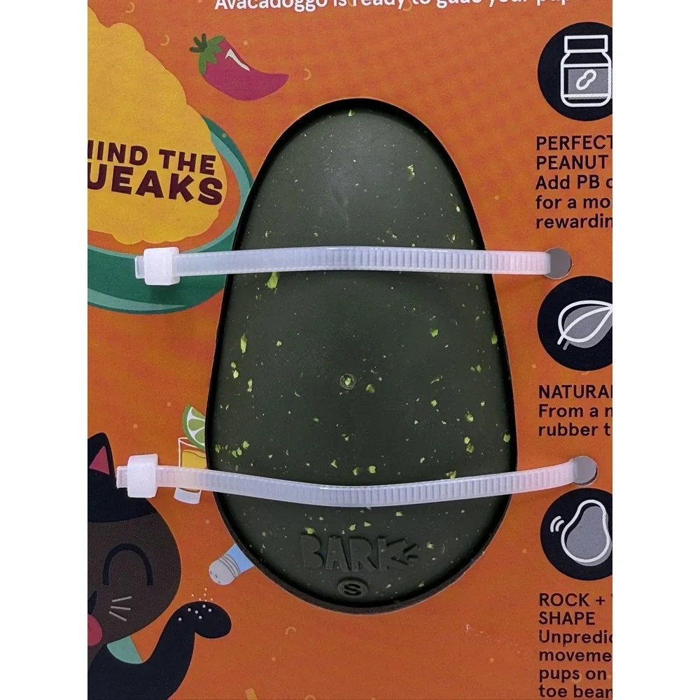 Barkbox Avocadoggo Super Chewer Small Durable Treat Holding Dog Toy